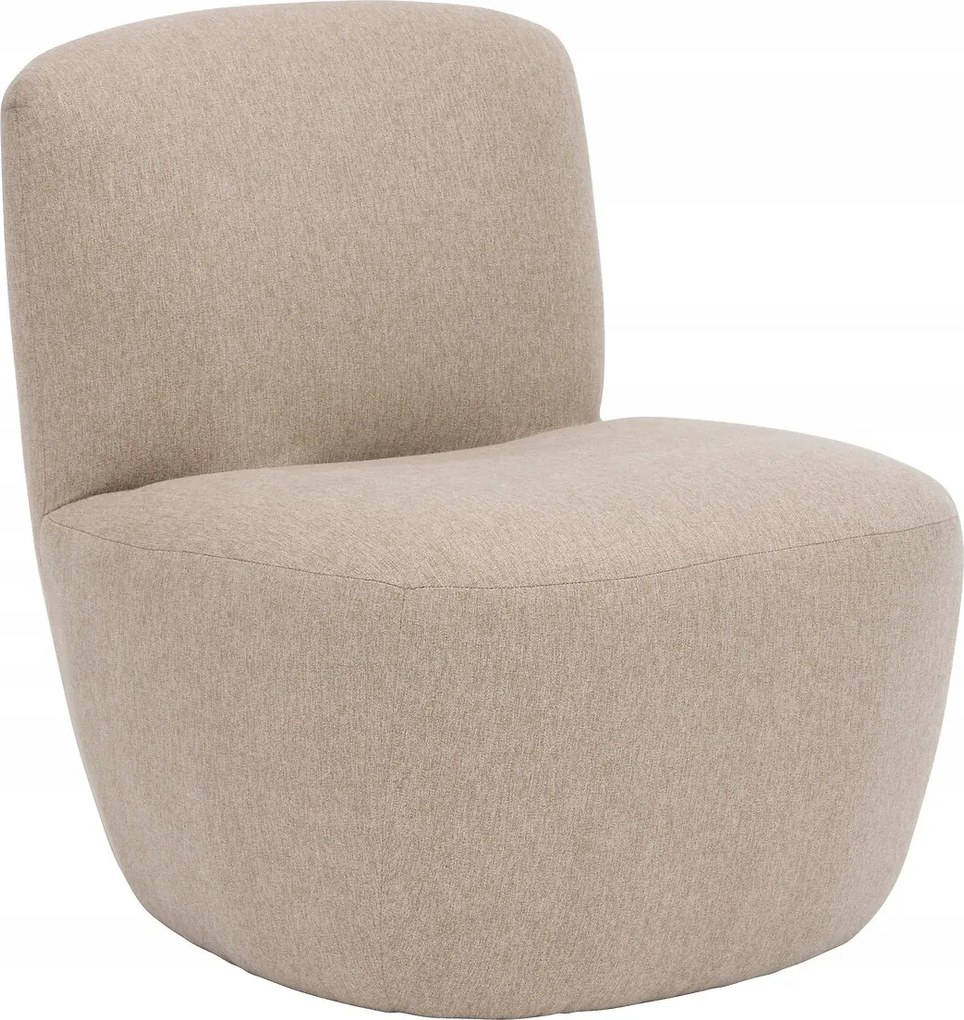 Modern fotel Bézs Lekerekített design Hálószoba nappali
