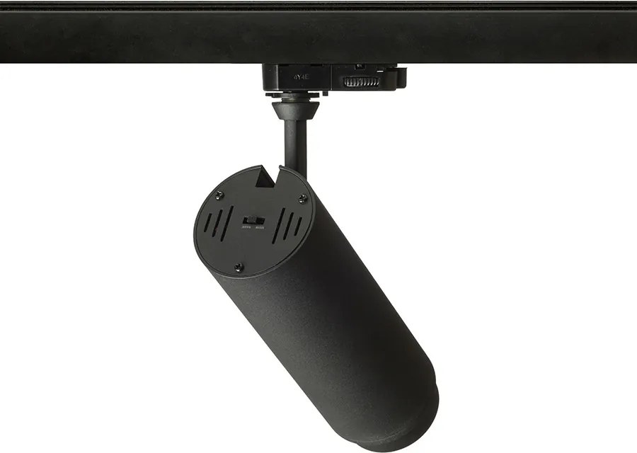 RENDL FOCUS 20 ZOOM DIMM háromáramkörös sínre fekete 230V LED 20W 10 60° 3000K 4000K 5000K