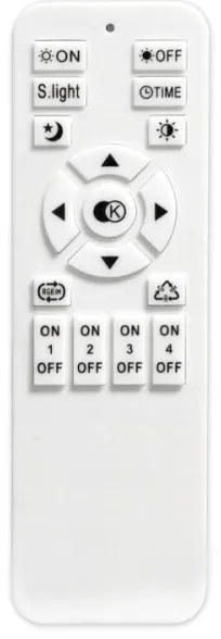 LED Dimmelhető mennyezeti lámpa ARIES LED/54W/230V 3000-6500K + távirányító