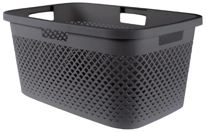 Curver Pure 47 l szennyestartó kosár sötétszürke