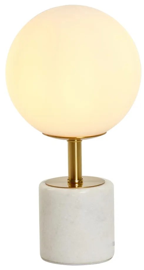 Fehér asztali lámpa (magasság 35 cm) Medina – Light &amp; Living