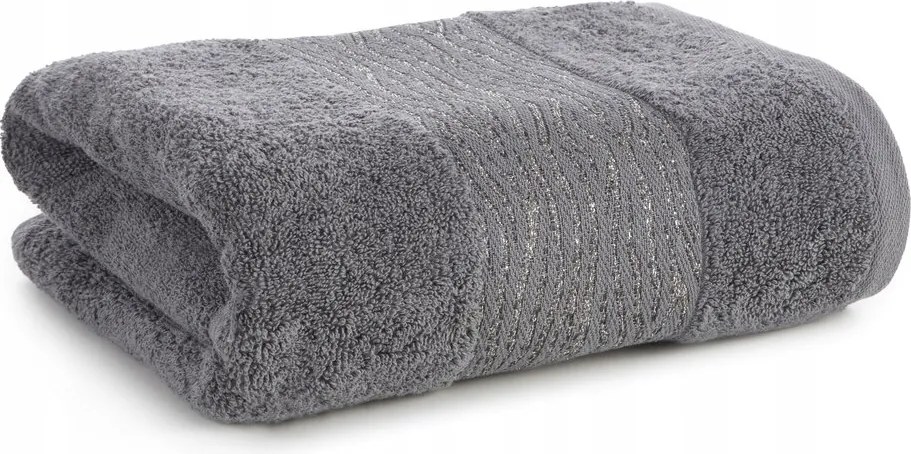 Fürdőlepedő 50X90 acél, fényes Eurofirany cérnával