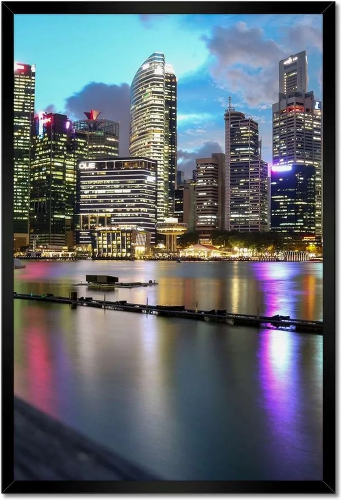 Poszterek keretben 40x60 Városi táj Kilátás