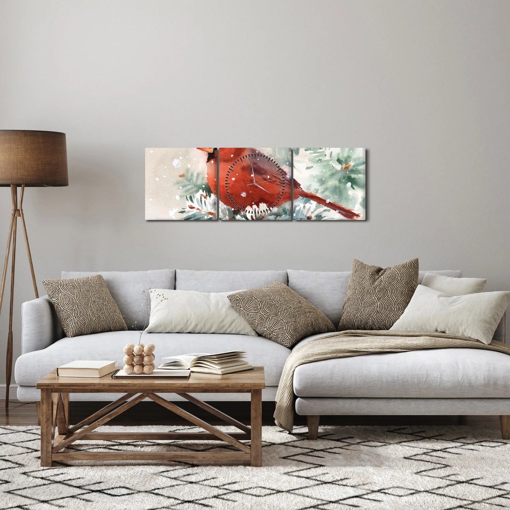 Kép - Bíboros (órával) (90x30 cm)