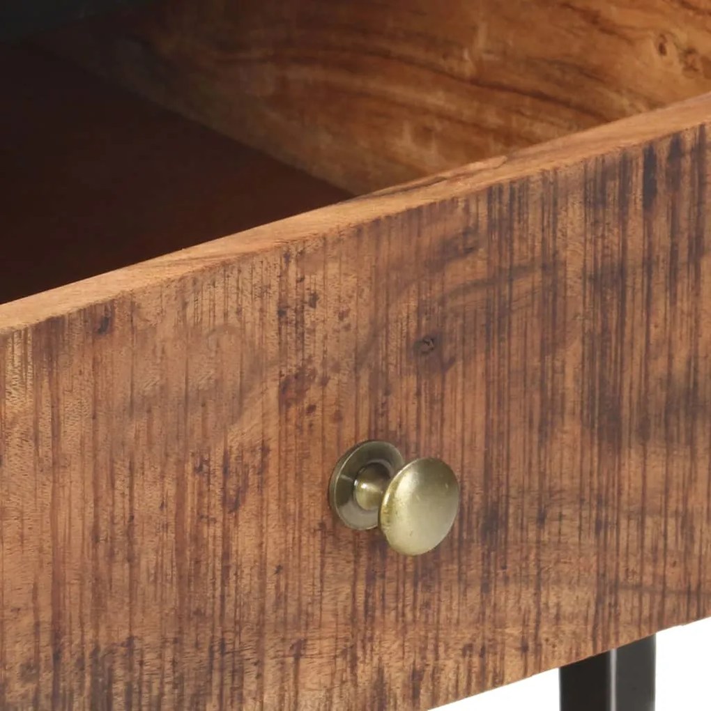 nyers akácfa dohányzóasztal 90 x 50 x 40 cm