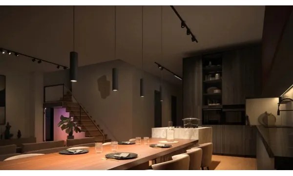 Philips - KÉSZLET 3x LED RGBW Dimmelhető csillár zsinóron sínrendszerhez Hue LED/15,6W/230V