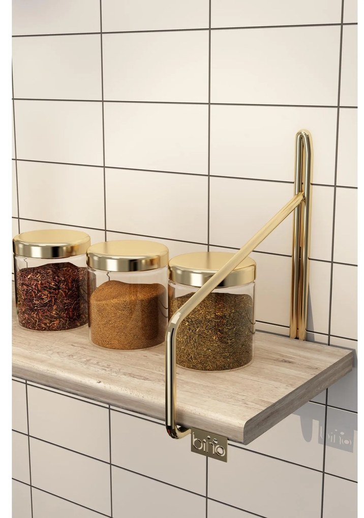 Polc Bipipe 3 (arany + barna) . 1095770