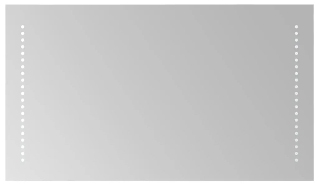 LED-es fürdőszobatükör 40x70 cm