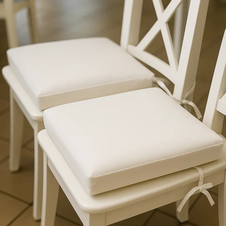 EMI fehér székpárna 40x40 cm