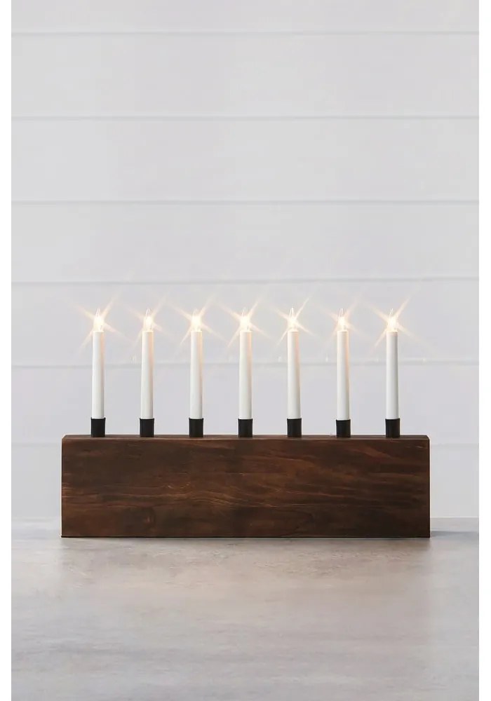 Barna karácsonyi fénydekoráció Albero – Markslöjd