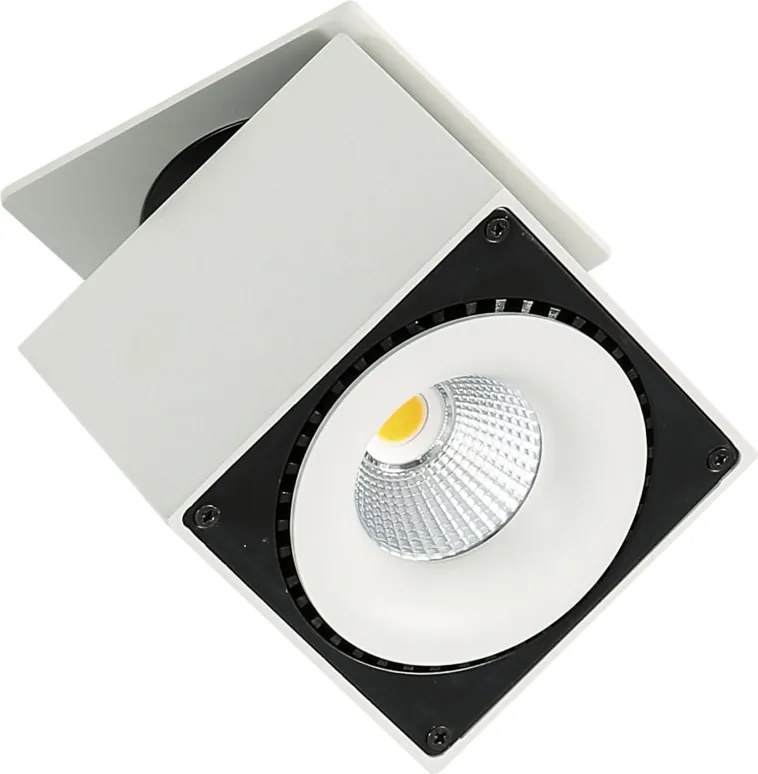 Italux modern LED süllyesztett mennyezeti lámpa sevilla fehér fekete itxsl7562/28w 3000k