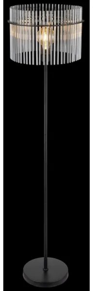 Globo 15698S - Állólámpa GORLEY 1xE27/60W/230V fekete