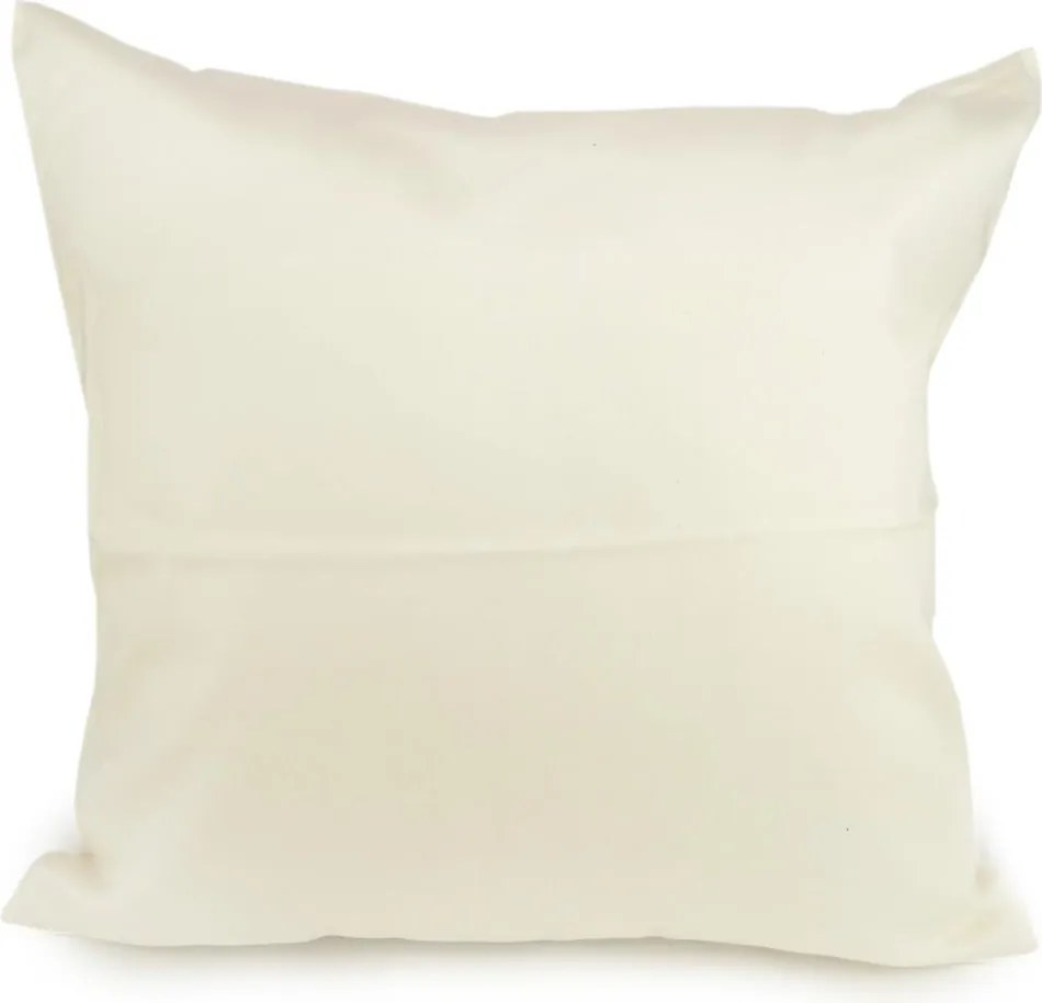Pamut-szatén párnahuzat 40x40 krémszínű