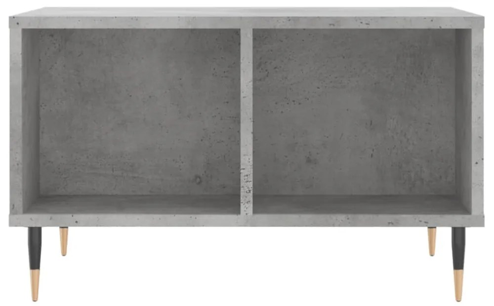 vidaXL betonszürke szerelt fa dohányzóasztal 60 x 50 x 36,5 cm