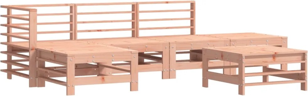 vidaXL 6 részes tömör duglászfenyő kerti ülőgarnitúra