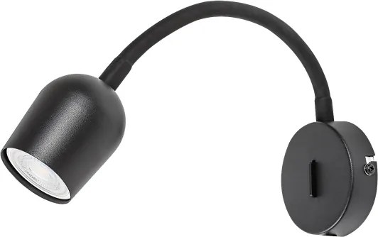 Rabalux 73113 - LIANET fali spotlámpa 1xGU10/15W/230V fekete
