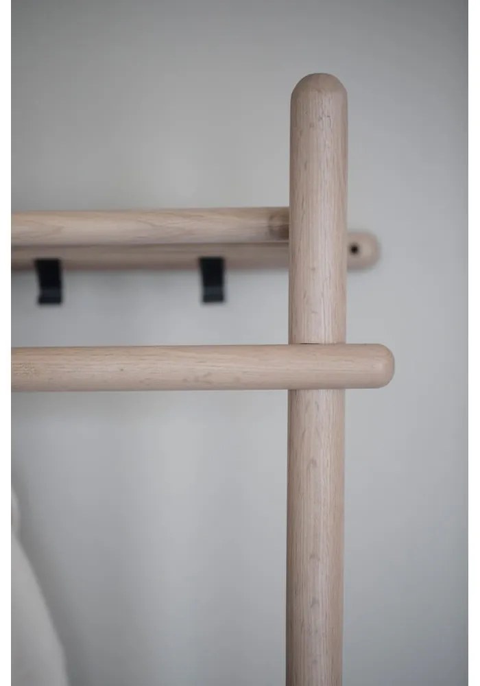 Natúr színű tölgyfa előszoba bútor Milford - Rowico