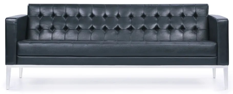 Bartolo kanapé, háromüléses, fekete