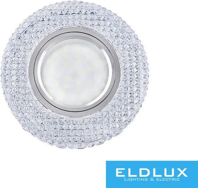 ELDLUX LUXOR süllyesztett lámpatest LED 3W NW GU10 króm