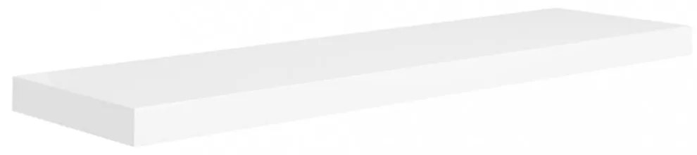 fehér MDF lebegő fali polc 90 x 23,5 x 3,8 cm