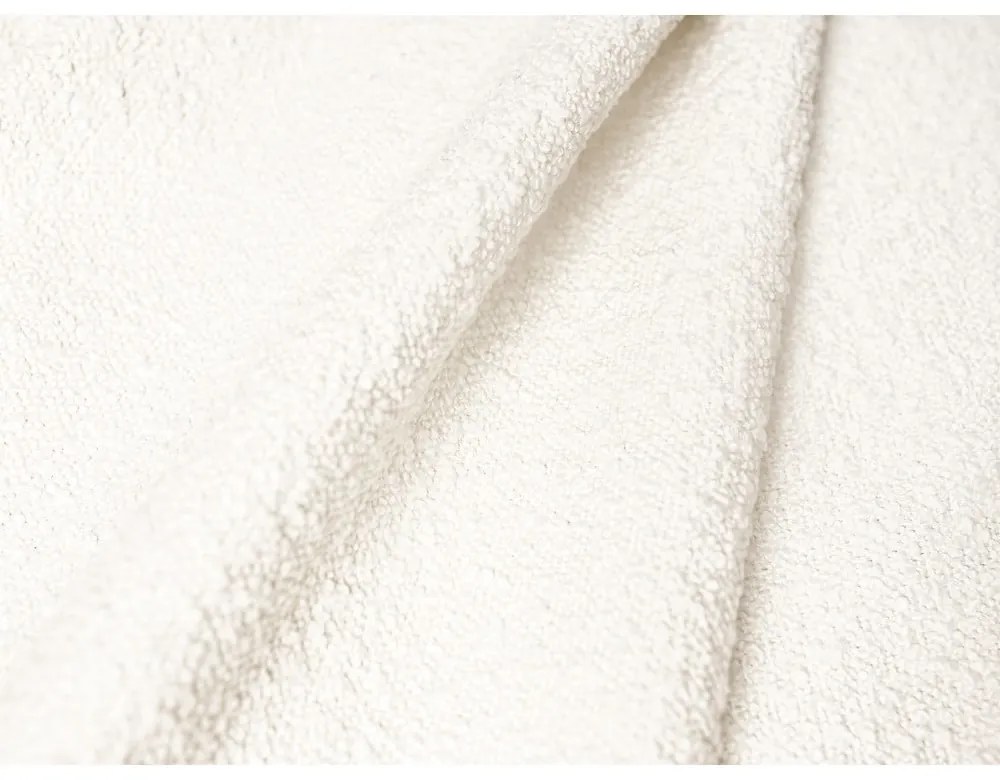 Bézs buklé szövet kanapé 204 cm Jodie – Micadoni Home