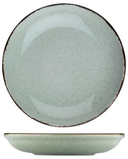 24 részes zöld porcelán étkészlet