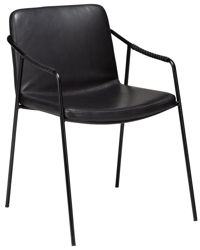 Boto fekete bőrutánzat étkezőszék - DAN-FORM Denmark