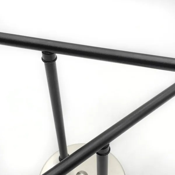 Brilagi - Felületre szerelhető csillár MALIVA 4xE14/15W/230V matt króm/füstszínű