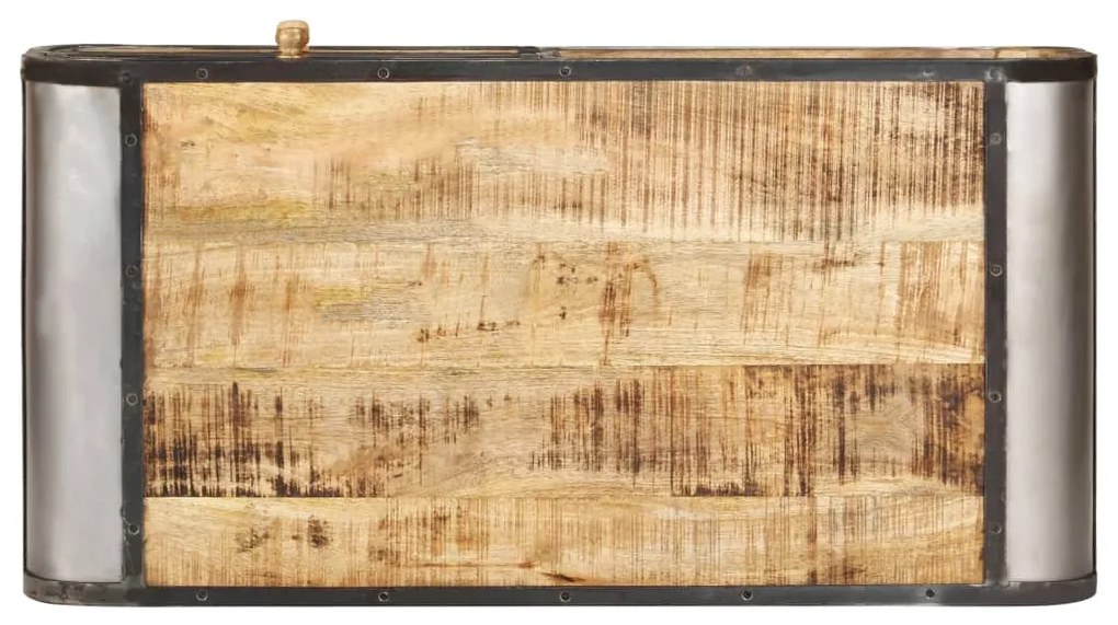 Tömör mangófa dohányzóasztal 100 x 50 x 35 cm