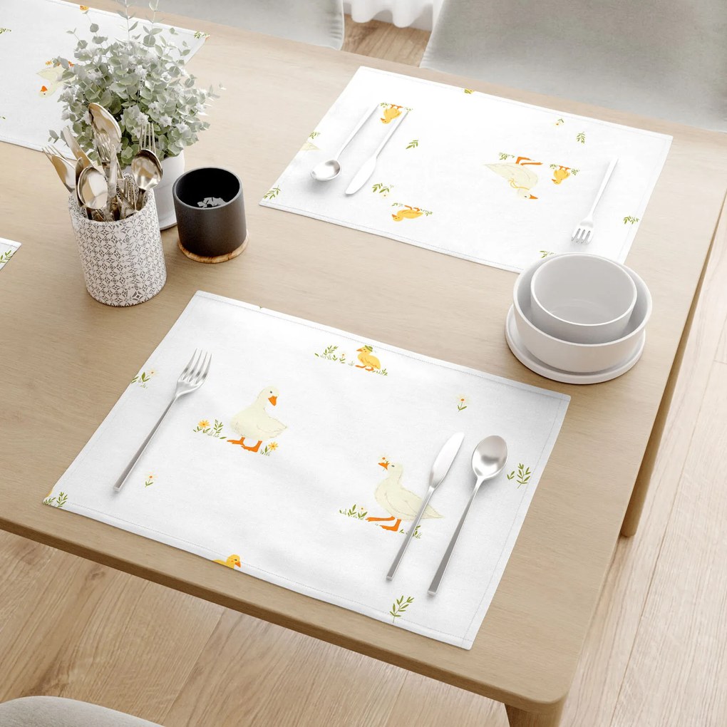 Goldea pamut reggeliző alátét - kacsák - 2db 30 x 40 cm