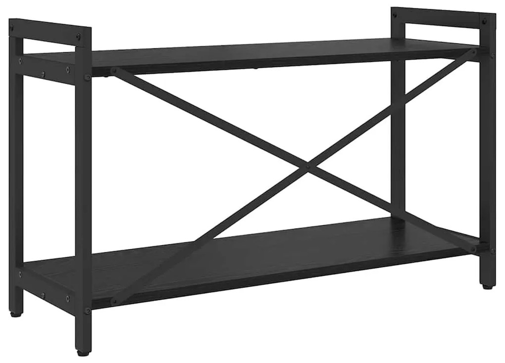 Könyvszekrény Musta tammi 80 x 30 x 48.5 cm Faanyag