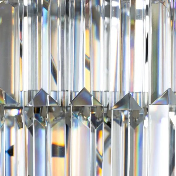 Brilagi - LED Kristály csillár láncon MOZART 5xE14/40W/230V fényezett króm