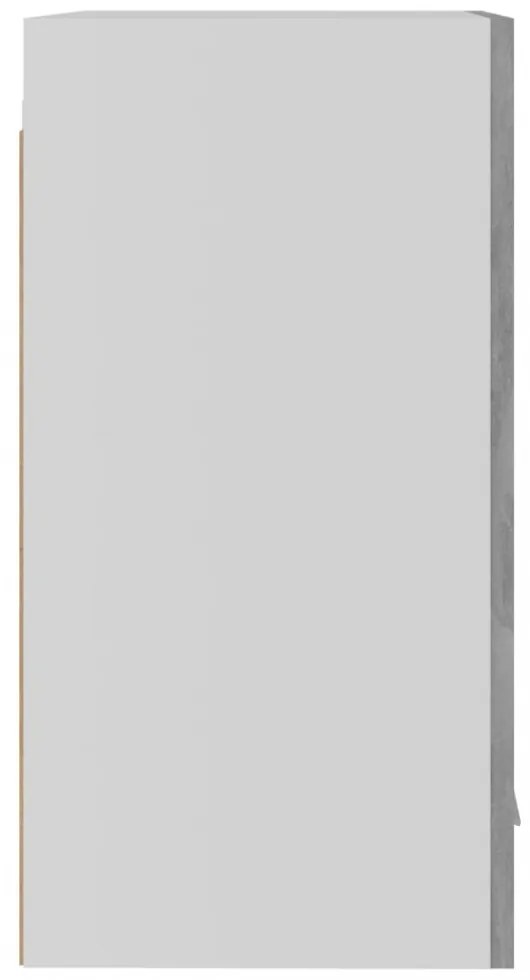 “Lyon” betonszürke szerelt fa függő szekrény 39,5 x 31 x 60 cm