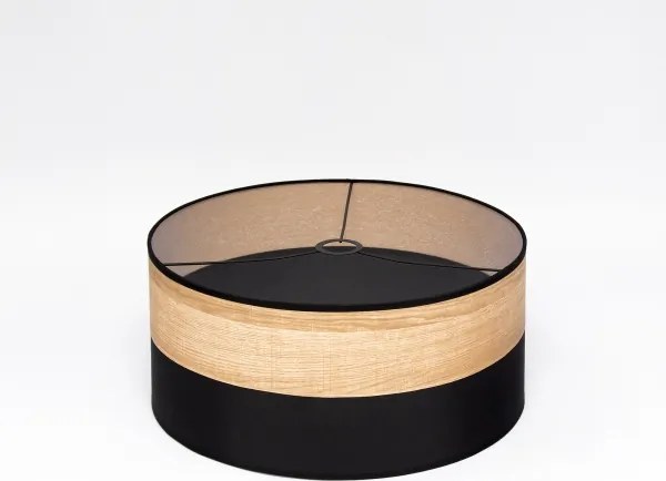 ALBA kábelre szerelt csillár 1xE27/15W/230V, átm. 45 cm, fekete/barna