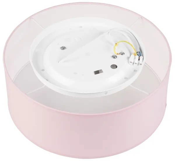 Mennyezeti lámpa SIRJA PASTEL DOUBLE 2xE27/15W/230V átm. 35 cm rózsaszín