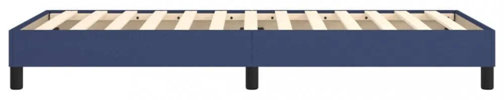 rugós ágykeret kék 100x200 cm anyagból