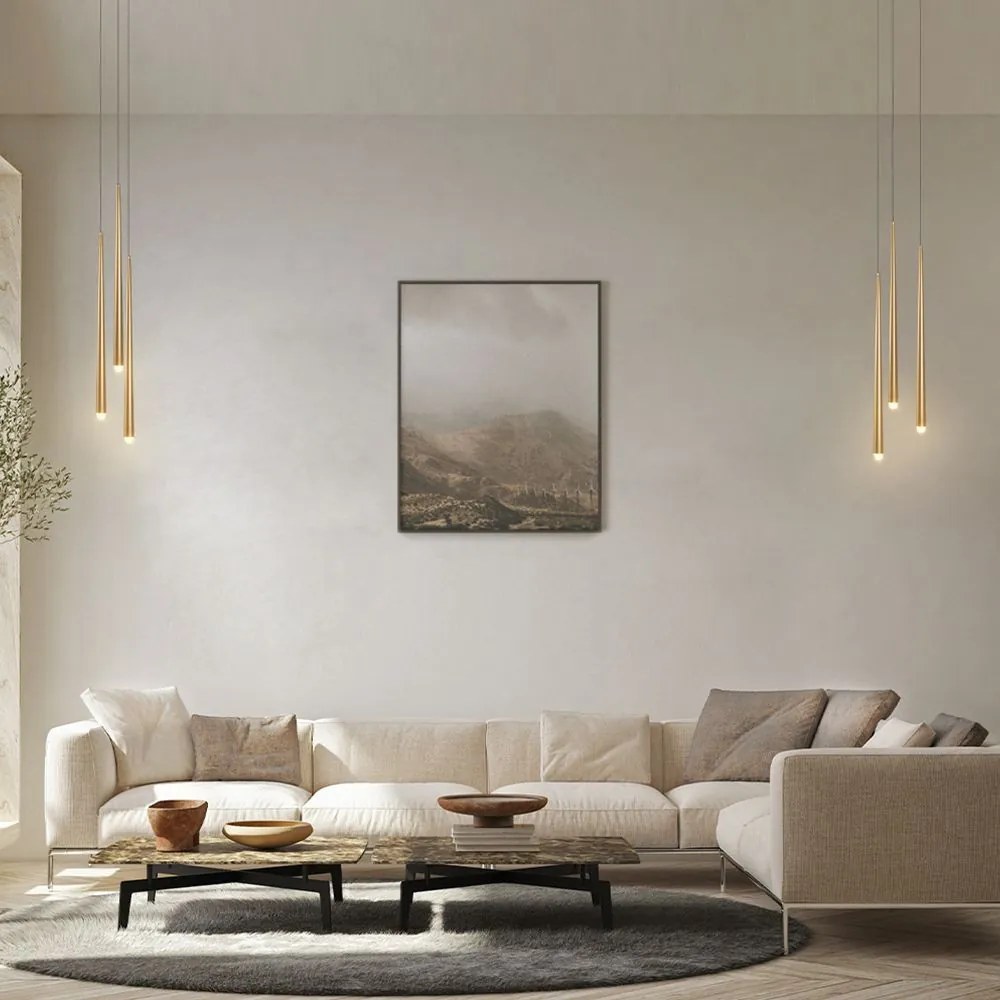MAYTONI MOD132PL-L18BK CASCADE Hengeres Függesztett Lámpa Fehér, Fekete LED IP20
