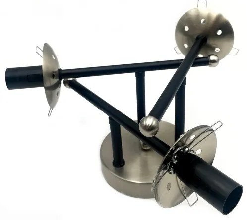 Felületre szerelhető csillár MALENA 3xE14/5W/230V fekete/füstös