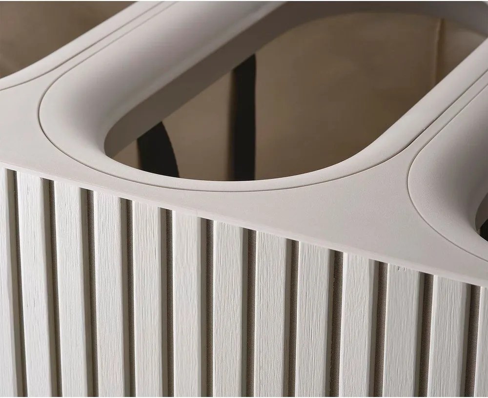 Bézs bambusz szennyeskosár 3x30 l Tota Trio Luxe – Joseph Joseph