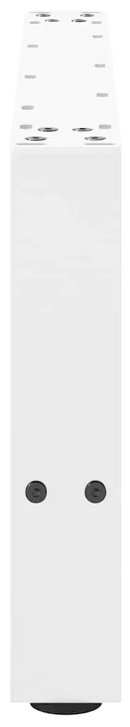 2 db fehér dohányzóasztal láb 60 x (30-31) cm acél