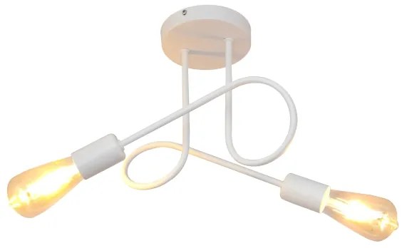 Gyerek mennyezeti lámpa OXFORD 2xE27/15W/230V fehér