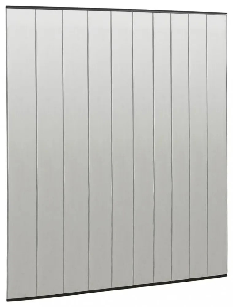 fekete szúnyogháló ajtóra 10 részes hálós függönnyel 240x240 cm