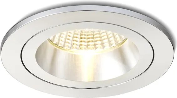 RENDL MAYDAY CC süllyesztett lámpa szálcsiszolt alumínium 230V/700mA LED 9W 2700K