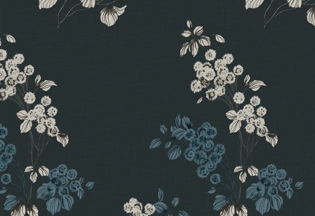 Pamut ágynemű EIRENE sötétkék Ágyneműhuzat mérete: 70 x 90 cm | 140 x 200 cm