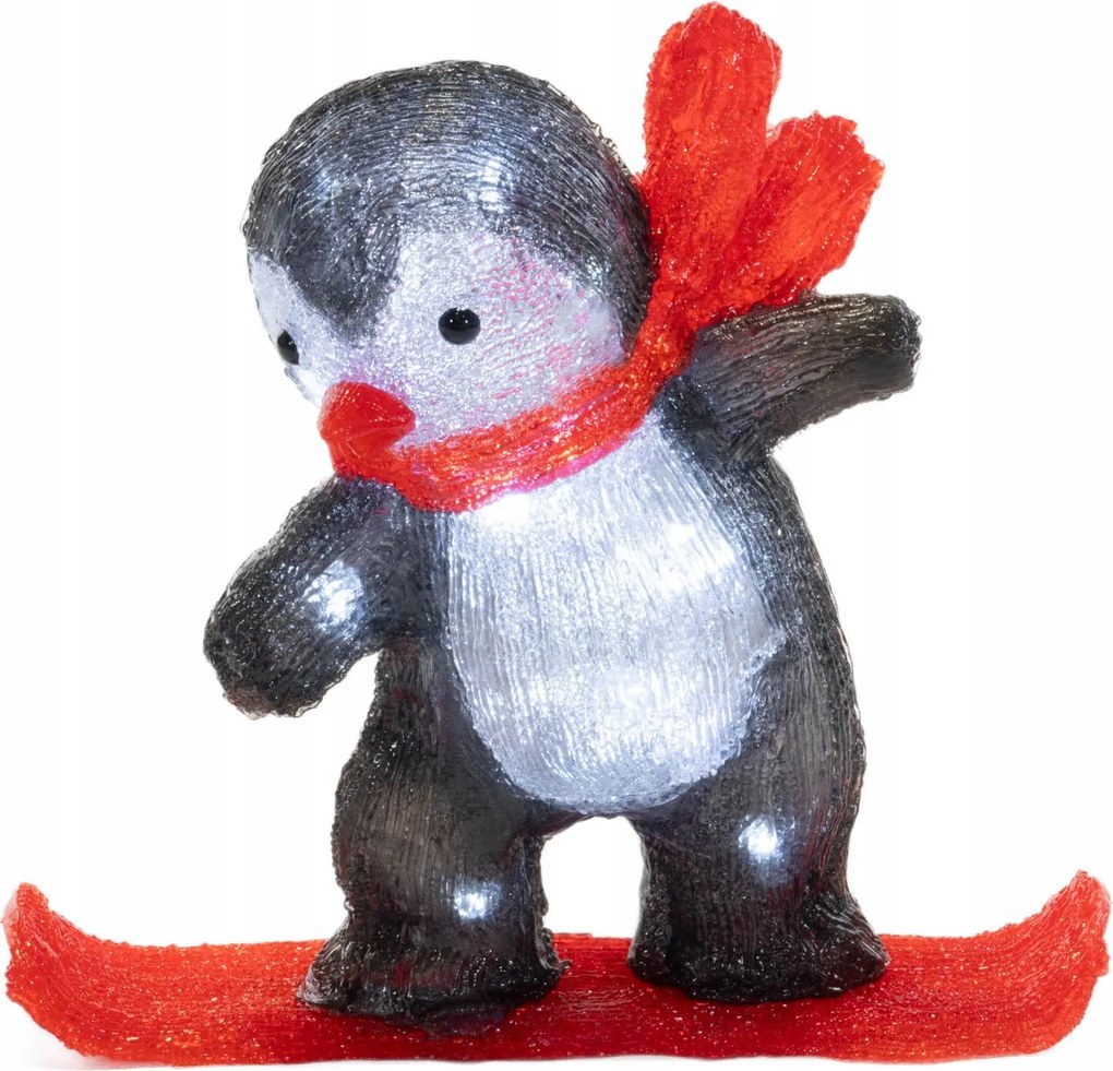 Pingvin Deszka Led Világítással 32 5 X 13 2 X 30 3 CM Műanyag