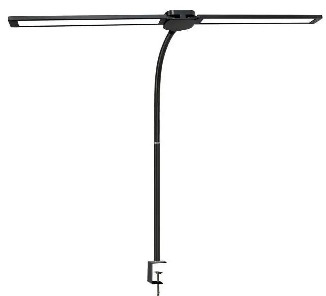 Kobi LED fényerőszabályozható USB asztali LED-lámpa TENUIX DUO 2xLED/7W/5V 3000-6000K fekete 004165