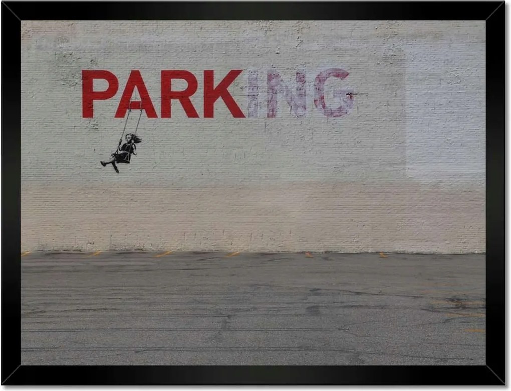 Poszterek keretben 40x30 Banksy Parking