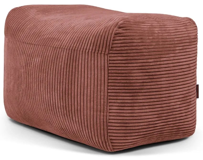 Téglavörös kordbársony babzsákfotel Plus 70 Lounge – SLOWDOWN