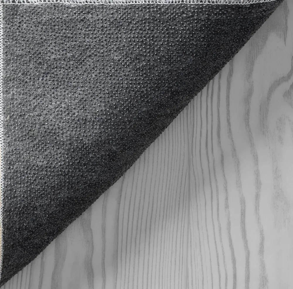 Barna plüss shaggy szőnyeg, 200x290 cm, Star Shaggy