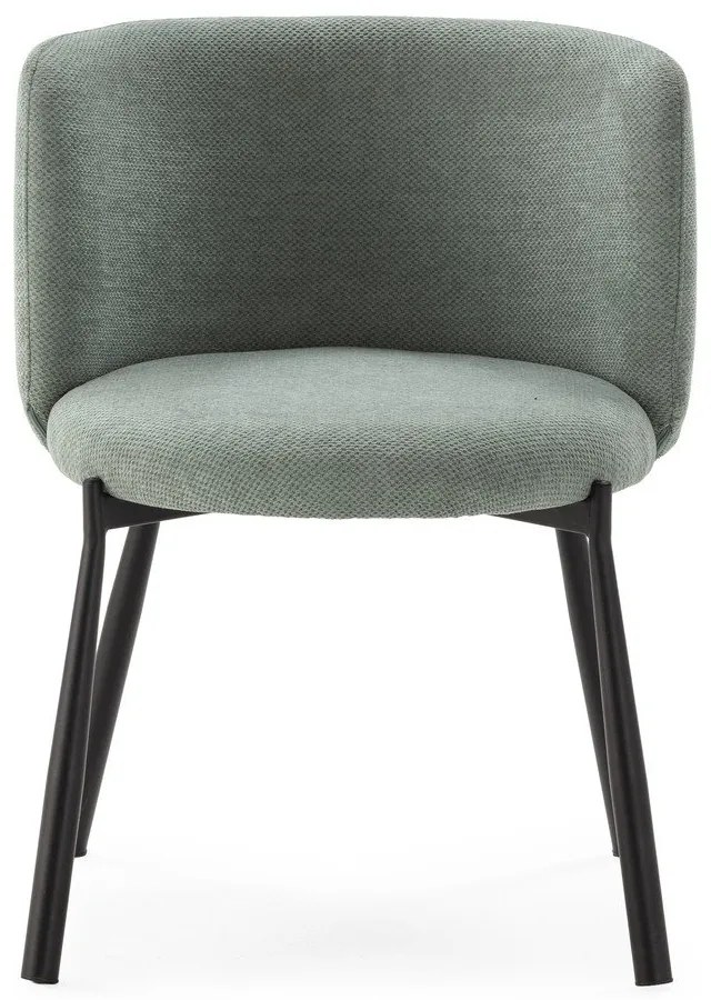 Mentazöld kárpitozott étkezőfotel szett 2 db-os Ginny – MOME